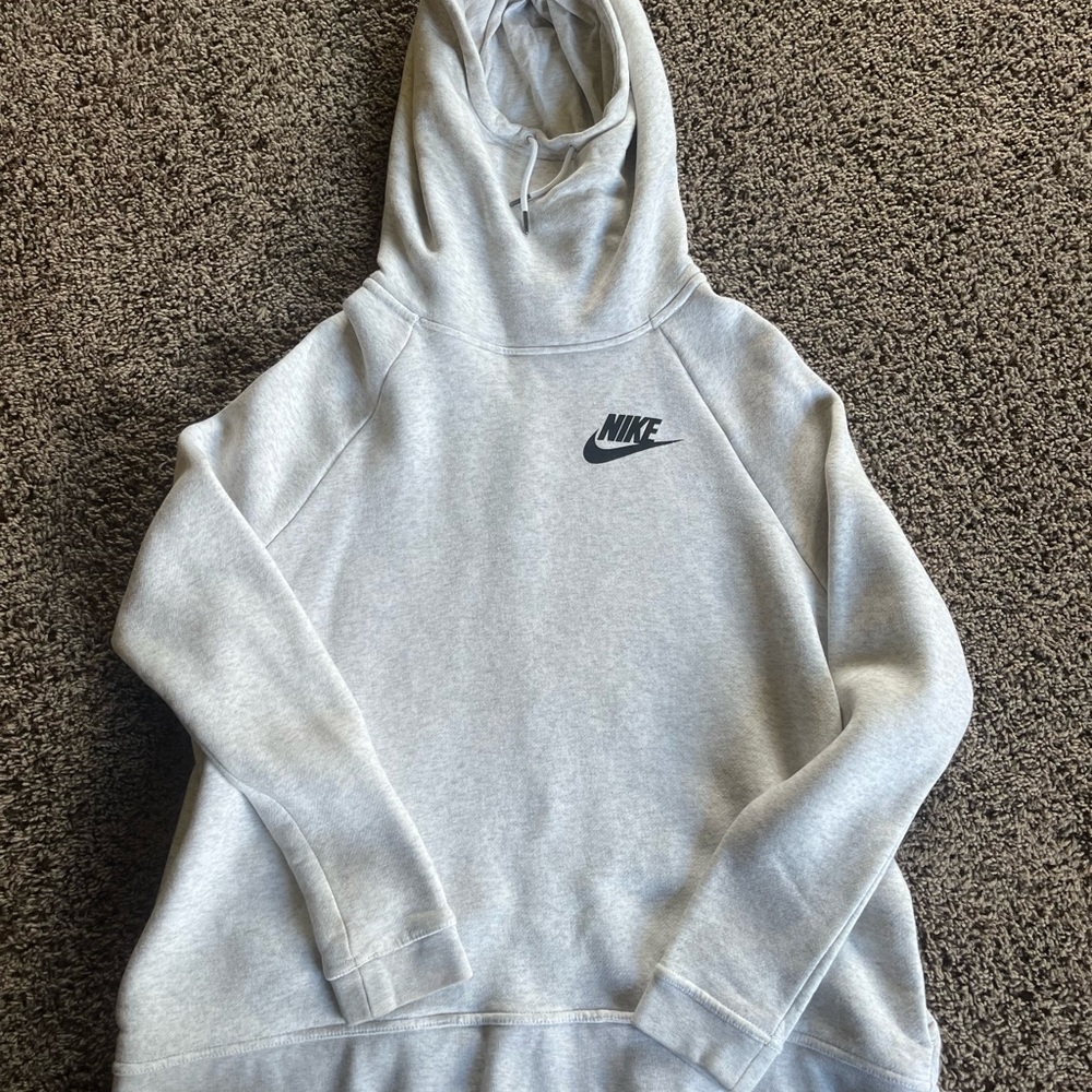 Nike Women's Light Gray Hoodie